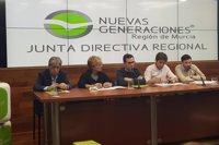 Francisco José García, nuevo presidente de NNGG en la Región de Murcia