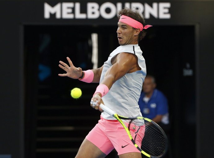 Rafa Nadal en el Abierto de Australia