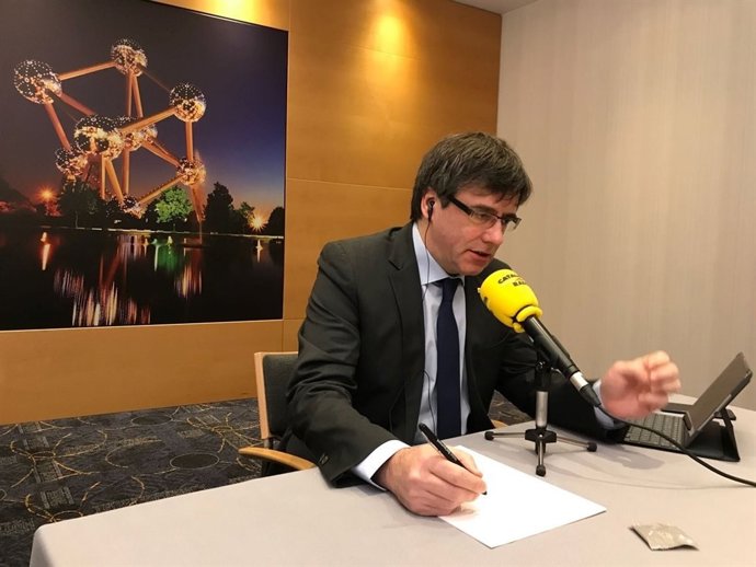 El president de la Generalitat destituït, Carles Puigdemont