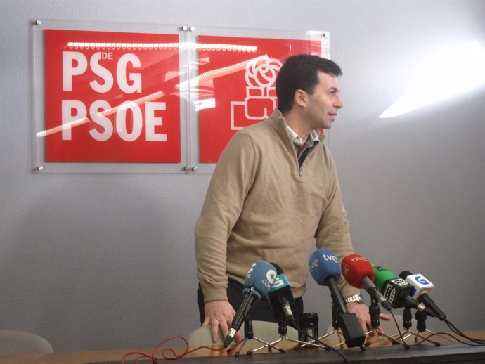 El secretario xeral del PSdeG, Gonzalo Caballero