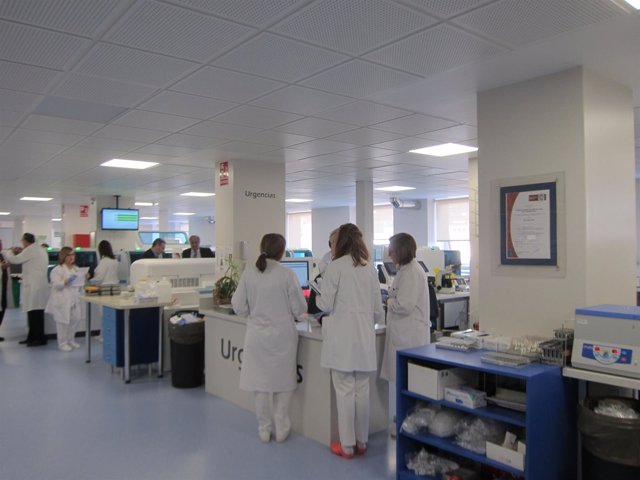 Vista De Los Nuevos Laboratorios en el Hospital de Jaén