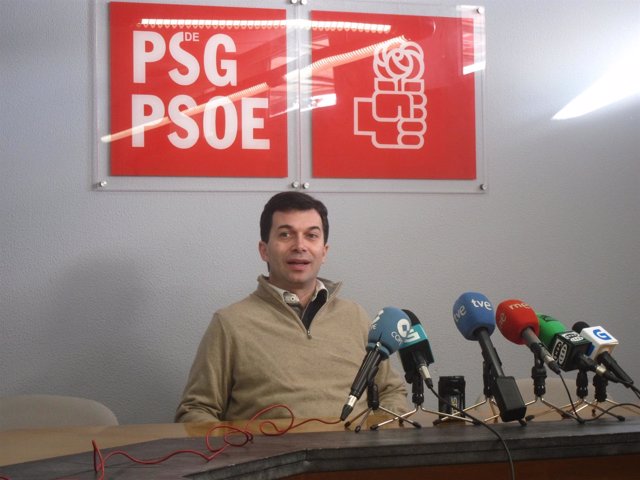 O líder dos socialistas galegos, Gonzalo Caballero