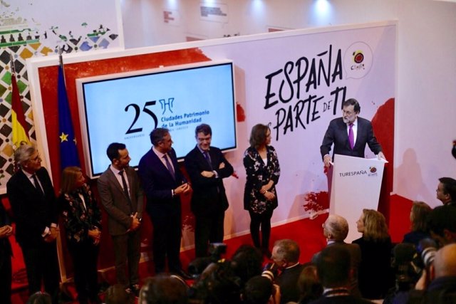 Rajoy preside en Fitur un acto con las ciudades Patrimonio de la Humanidad