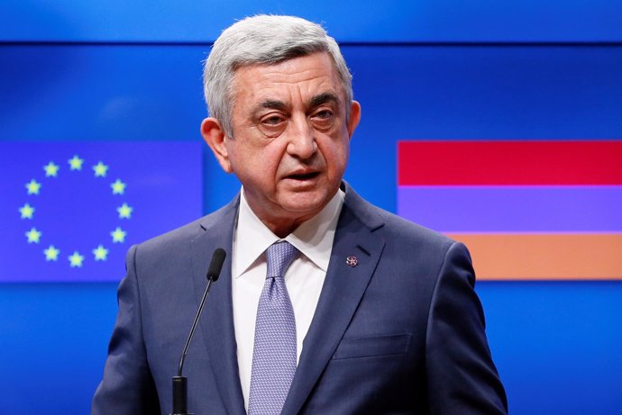 El presidente de Armenia, Serzh Sargsian
