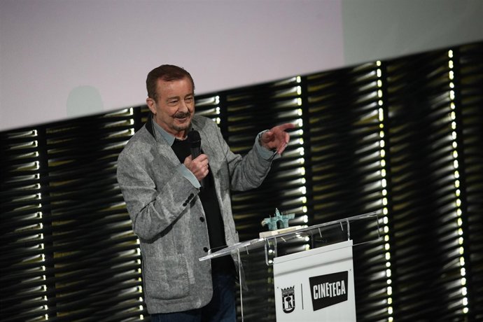El actor Juan Diego recoge un premio del Ayuntamiento de Madrid
