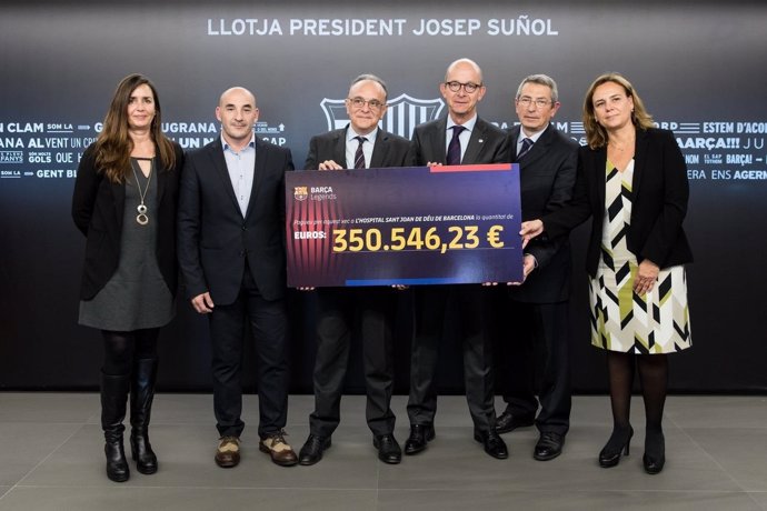 Donació del FC Barcelona al projecte del SJD Cancer Pediatric Center
