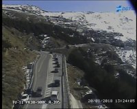 Cortado un tramo de la A-395 en Monachil (Granada) por aglomeración de vehículos