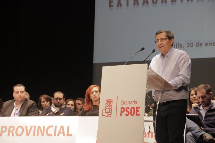 José Entrena interviene en el Comité Provincial del PSOE de Granada