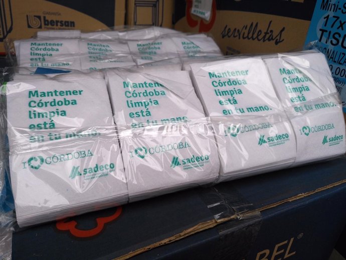 Servilletas para mantener Córdoba limpia