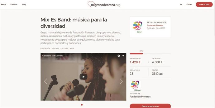 Campaña mecenazgo Pioneros