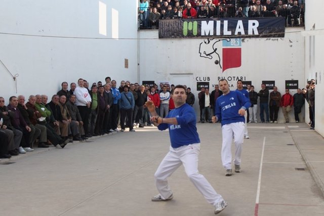 Imagen de una partida de pilota valenciana 