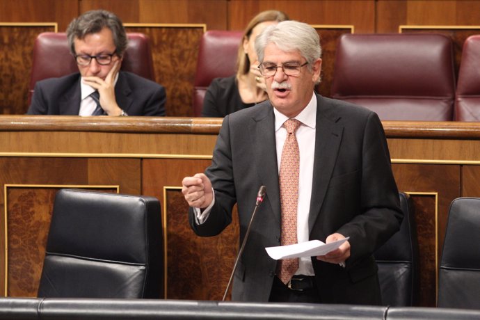 Alfonso Dastis a la sessió de control al Govern al Congrés