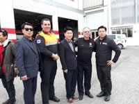 Técnicos de emergencias de Corea del Sur visitan a los bomberos de Granada para conocer sus técnicas de trabajo