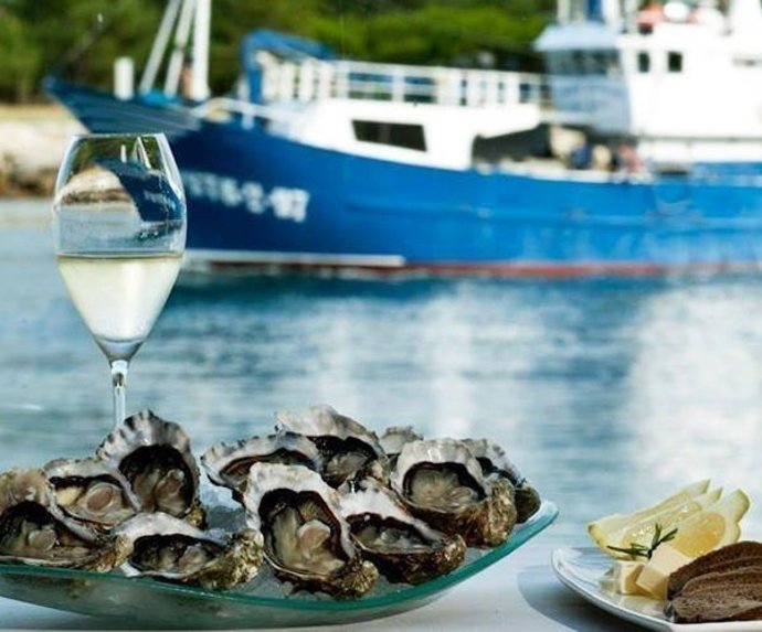 Ostras. Cocina. Gastronomía. Productos alimenticios. 