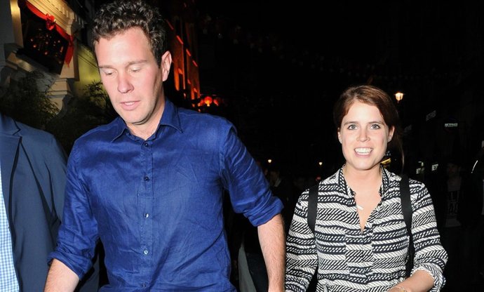 Jack Brooksbank y Princess Eugenie of York 
