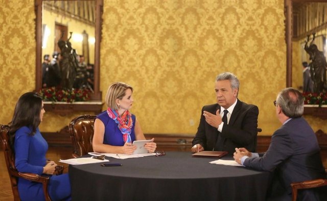 Entrevista conjunta al presidente de ecuador