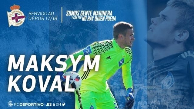 Maksym Koval ficha por el Deportivo