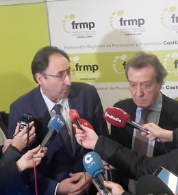 Alfonso Polanco junto a José Antonio de Santiago-Juárez