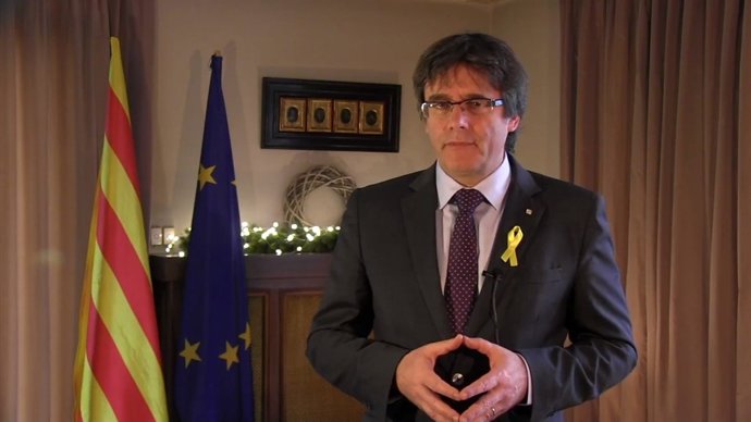 Discurs de finalització d'any de Carles  Puigdemont