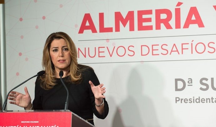 La presidenta de la Junta de Andalucía, Susana Díaz