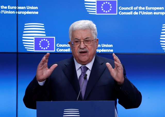Mahmud Abbas en Bruselas