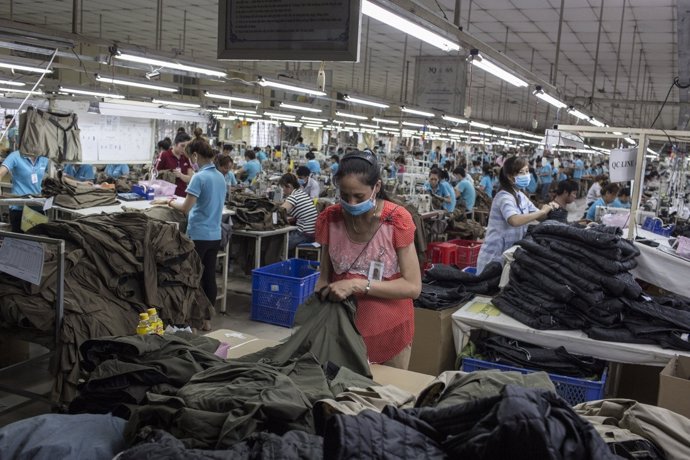 Fábrica textil en Vietman