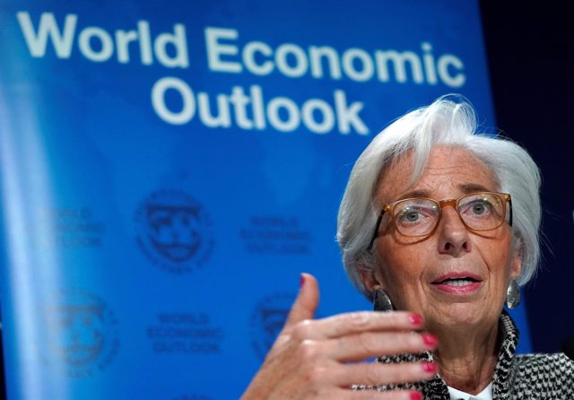 La directora del FMI Christine Lagarde