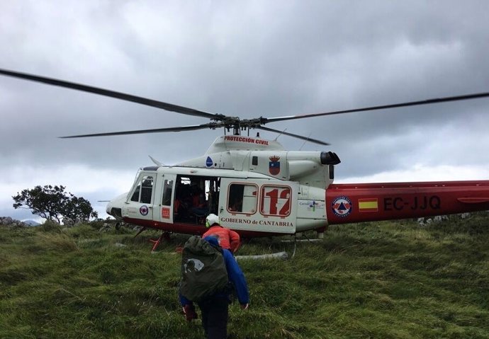 Helicóptero del Gobierno de Cantabria