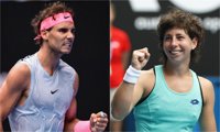 Rafa Nadal y Carla Suárez buscan las semifinales en Melbourne ante Cilic y Wozniacki