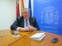 El delegado del Gobierno en Murcia asegura que en verano estará terminada la vía provisional para la llegada del AVE