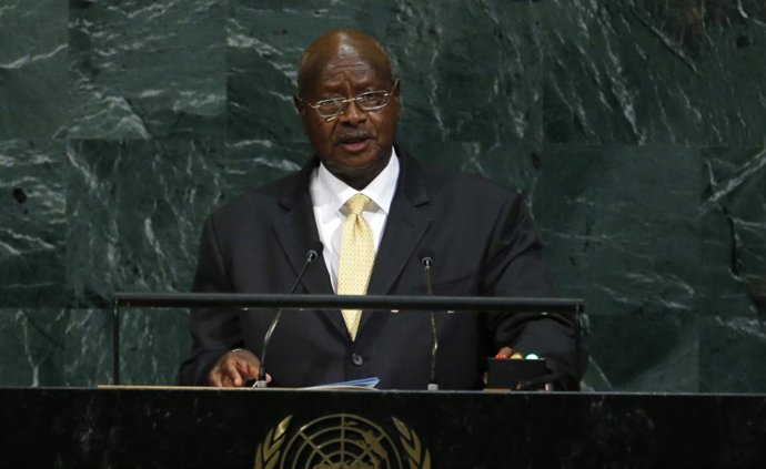 Yoweri Museveni ante la Asamblea General de la ONU