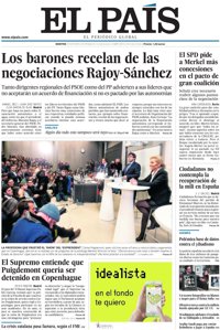 Las portadas de los periódicos de hoy, 23 de enero de 2018