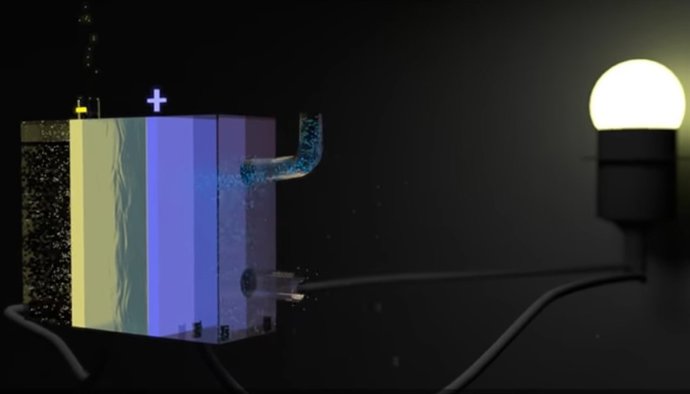 Pila de combustible basada en carbono sólido