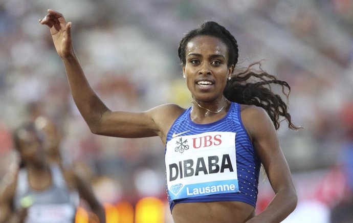   La Atleta Etíope Genzebe Dibaba