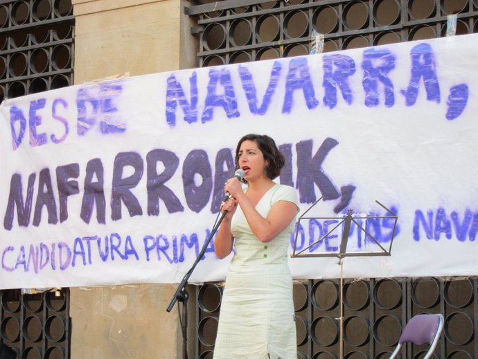 Laura Pérez, parlamentaria de Podemos Navarra