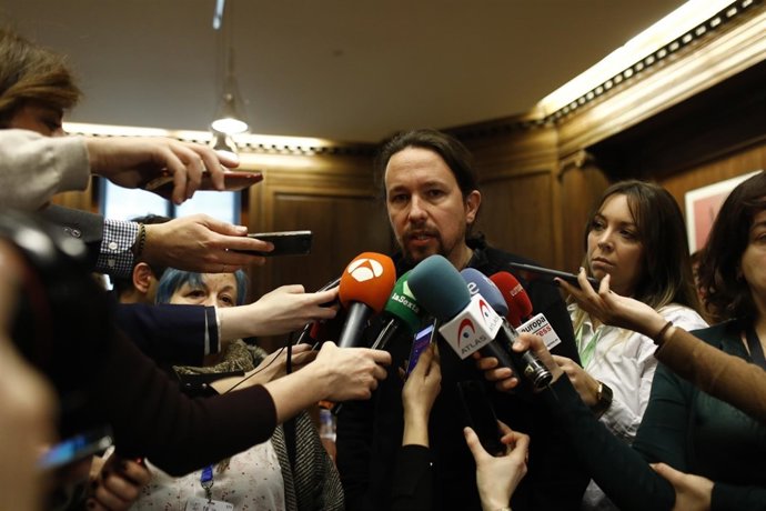 Declaraciones de Pablo Iglesias en el Congreso