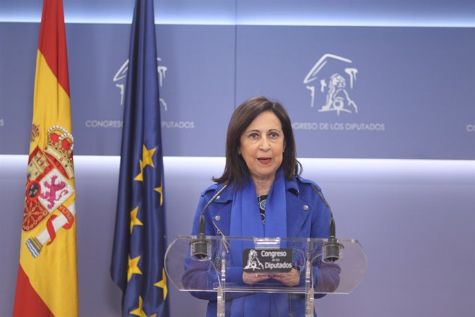Roda de premsa de Margarita Robles al Congrés