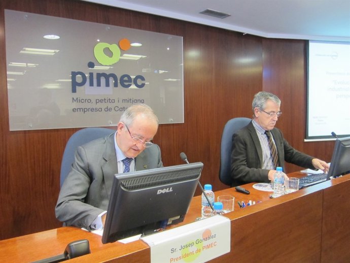 Josep González i Modest Guinjoan (Pimec)