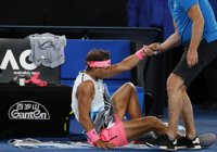 Nadal se despide de Australia lesionado ante Cilic