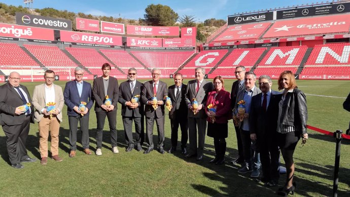 Ministro Íñigo Méndez de Vigo, alcalde Josep F. Ballesteros,delegado Enric Millo