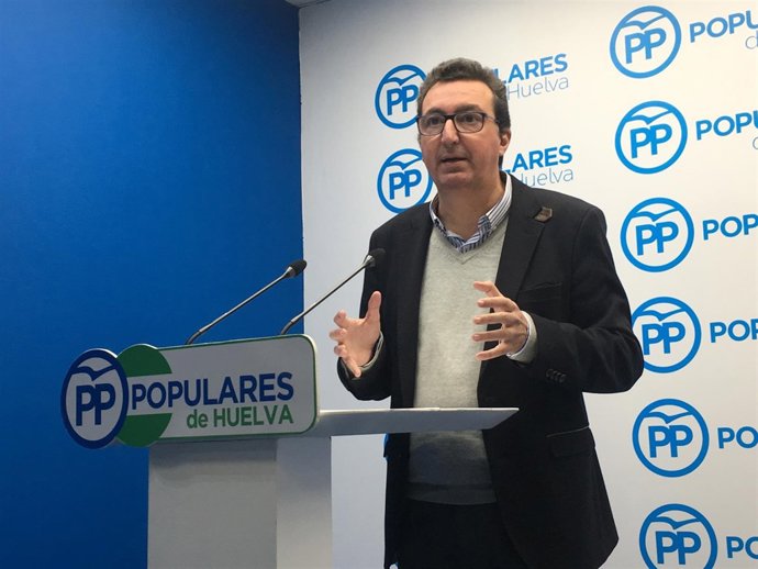 El presidente provincial del PP de Huelva, Manuel Andrés González. 