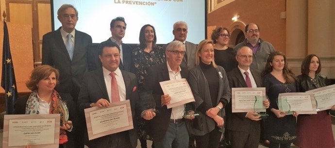 Entrega de los VII Premios 'Aragón, comprometido con la prevención'