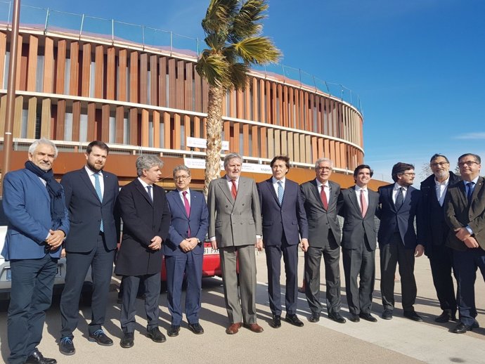 Visita de Méndez de Vigo y Lete a las obras de Tarragona 2018