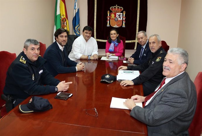 Reunión de seguridad para la Semana Santa y Cuaresma. 