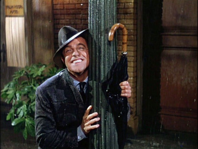 Cantant Sota la Pluja Gene Kelly