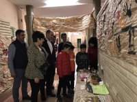 Solana visita los centros públicos Virgen del Soto de Caparroso y Elvira España de Tudela