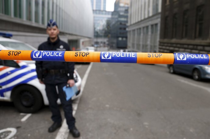 Policía en Bruselas