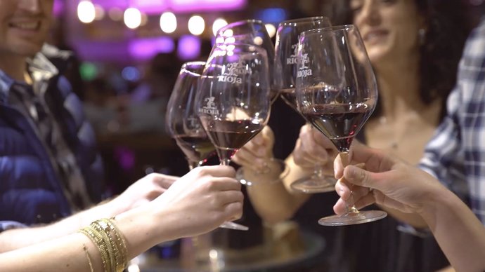 Copas de vino de Rioja