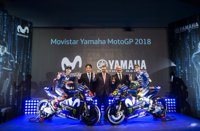 Viñales anuncia su renovación por dos años durante la presentación del equipo Yamaha