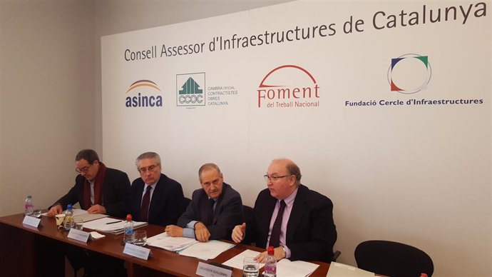 Pere Macías, Joaquim Llansó, Francisco Gutiérrez y Salvador Guillermo